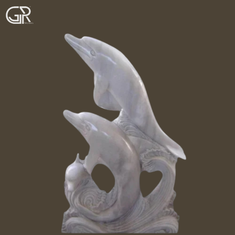 Modern Art Marble - Makrana White Marble, Above 2100 Mm, White | Handcrafted Abstract Art, Polished, Free Standing, Indoor