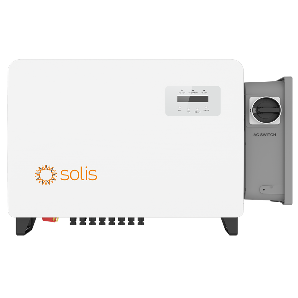 Solis 60kw Three Phase Grid-Tied Inverter 8 MPPTs S5-GC60K-LV-US Max. Efficiency 98.5%