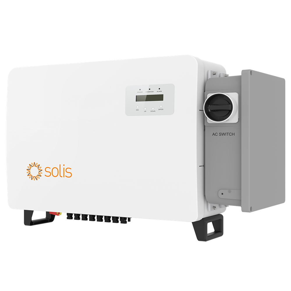 Solis 60kw Three Phase Grid-Tied Inverter 8 MPPTs S5-GC60K-LV-US Max. Efficiency 98.5%