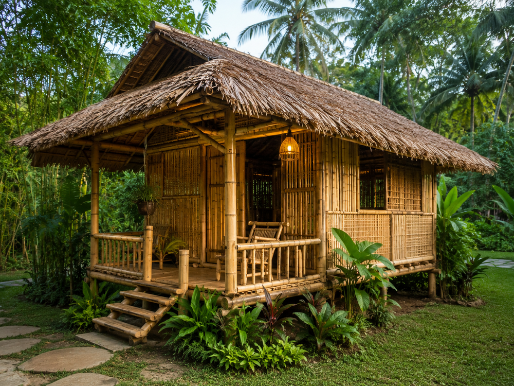 Decorative Bamboo Hut