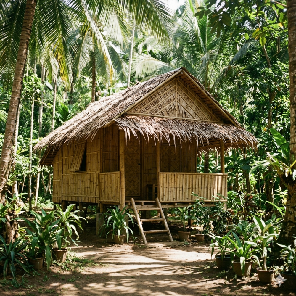 Decorative Bamboo Hut