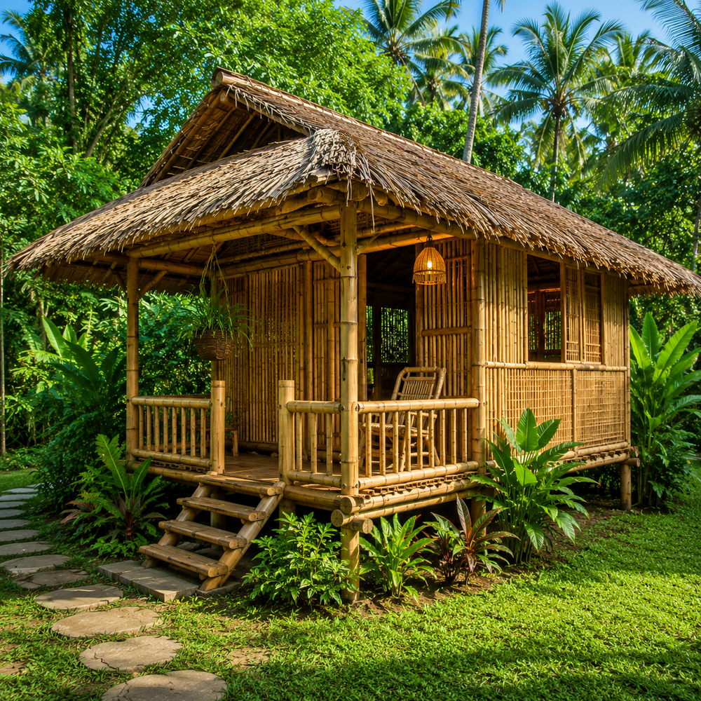 Decorative Bamboo Hut