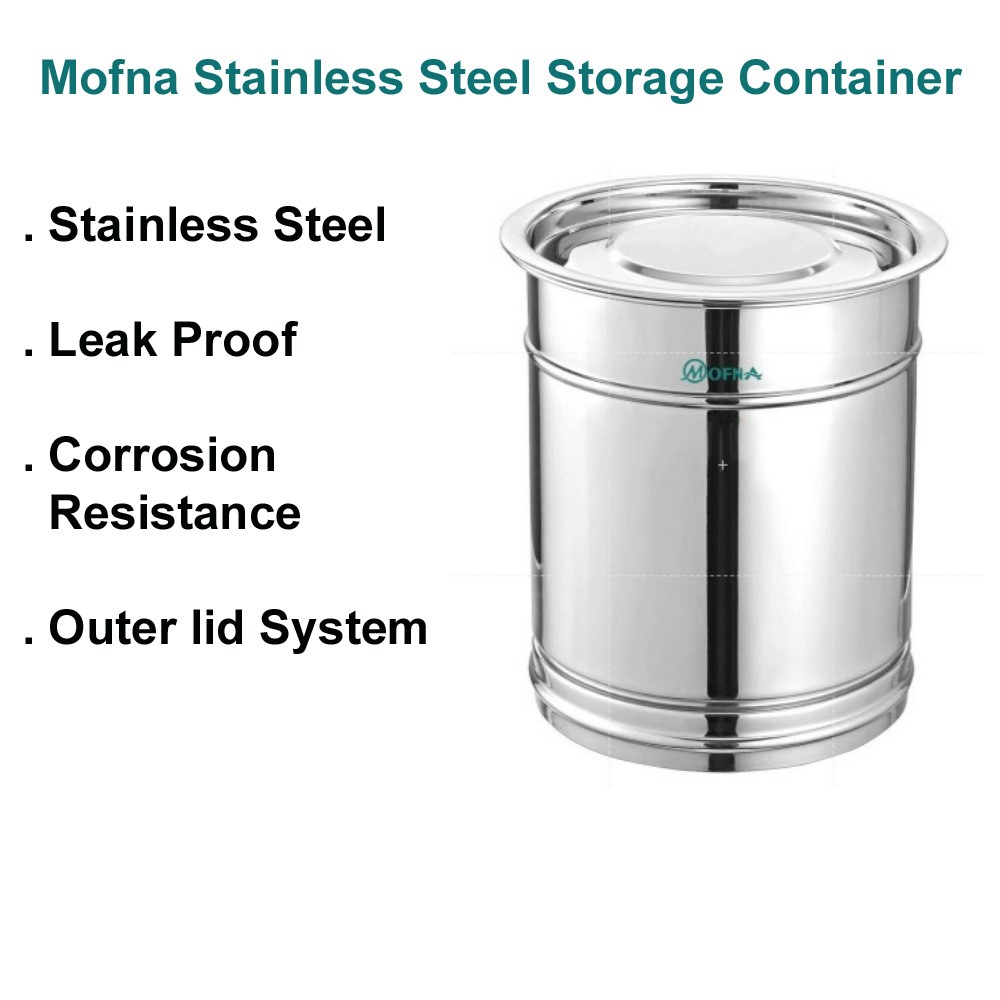 Mofna Stainless Steel Food Storage Container 10 kg
