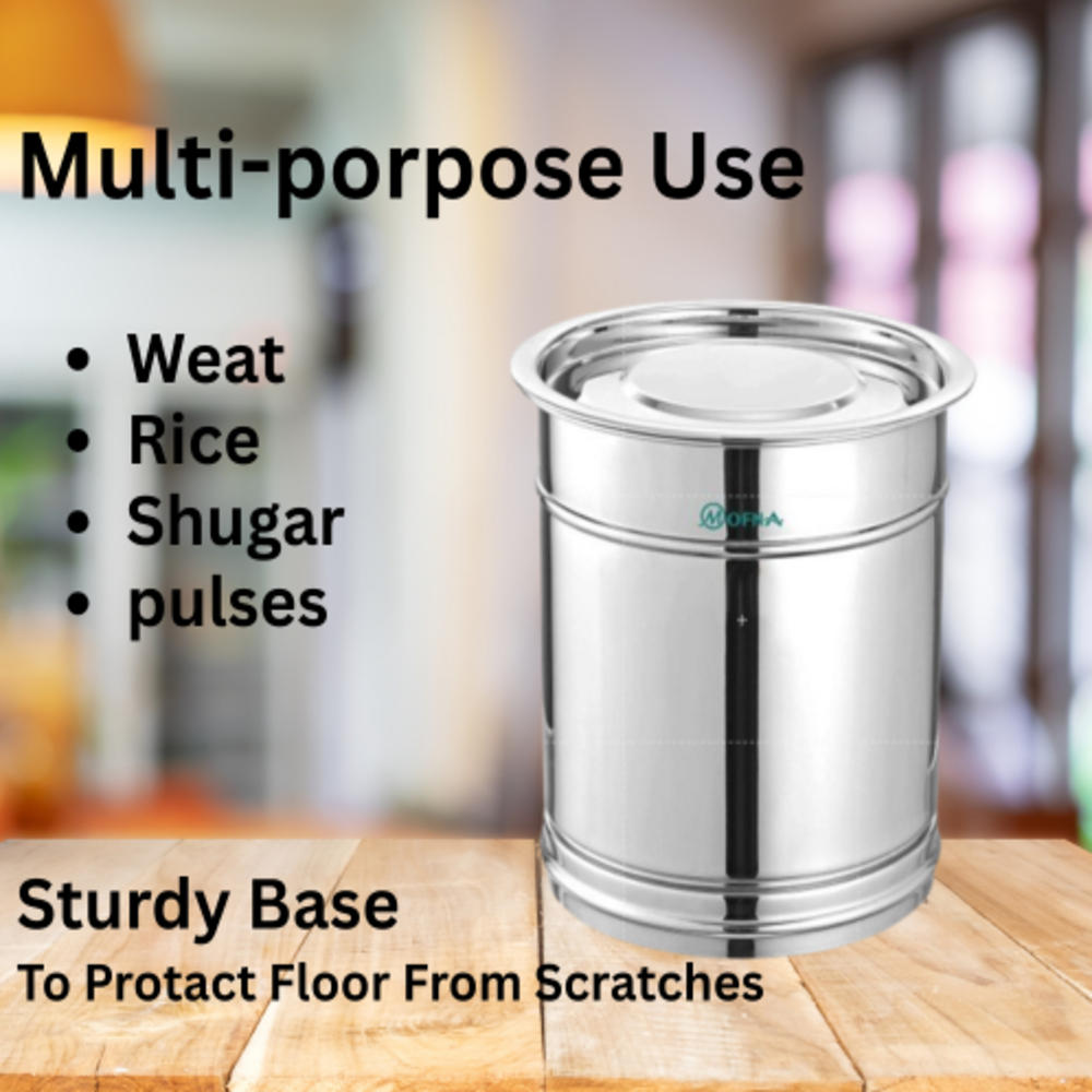 Mofna Stainless Steel Food Storage Container 10 kg