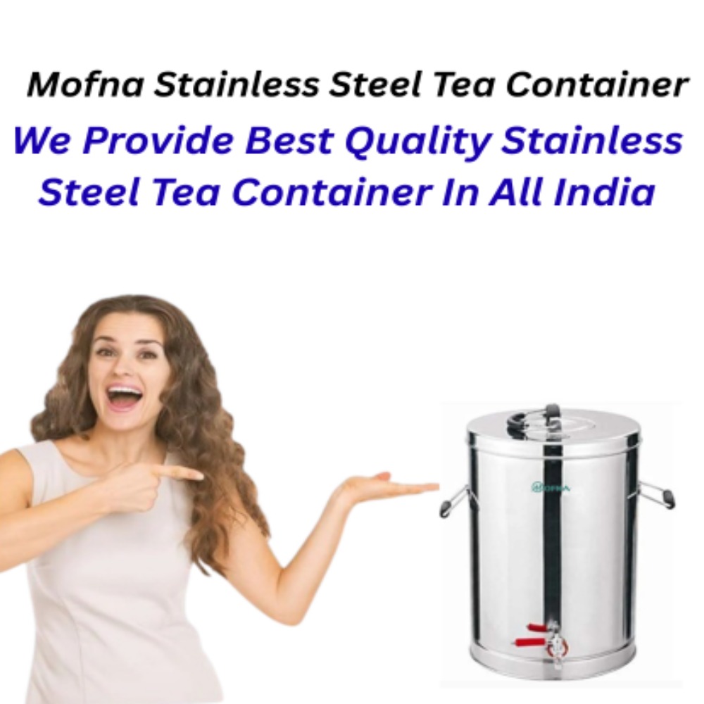 Mofna Stainless Steel Tea Container, 5 Liter