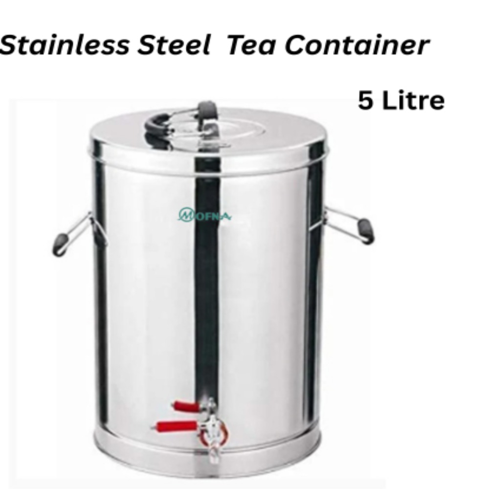 Mofna Stainless Steel Tea Container, 5 Liter