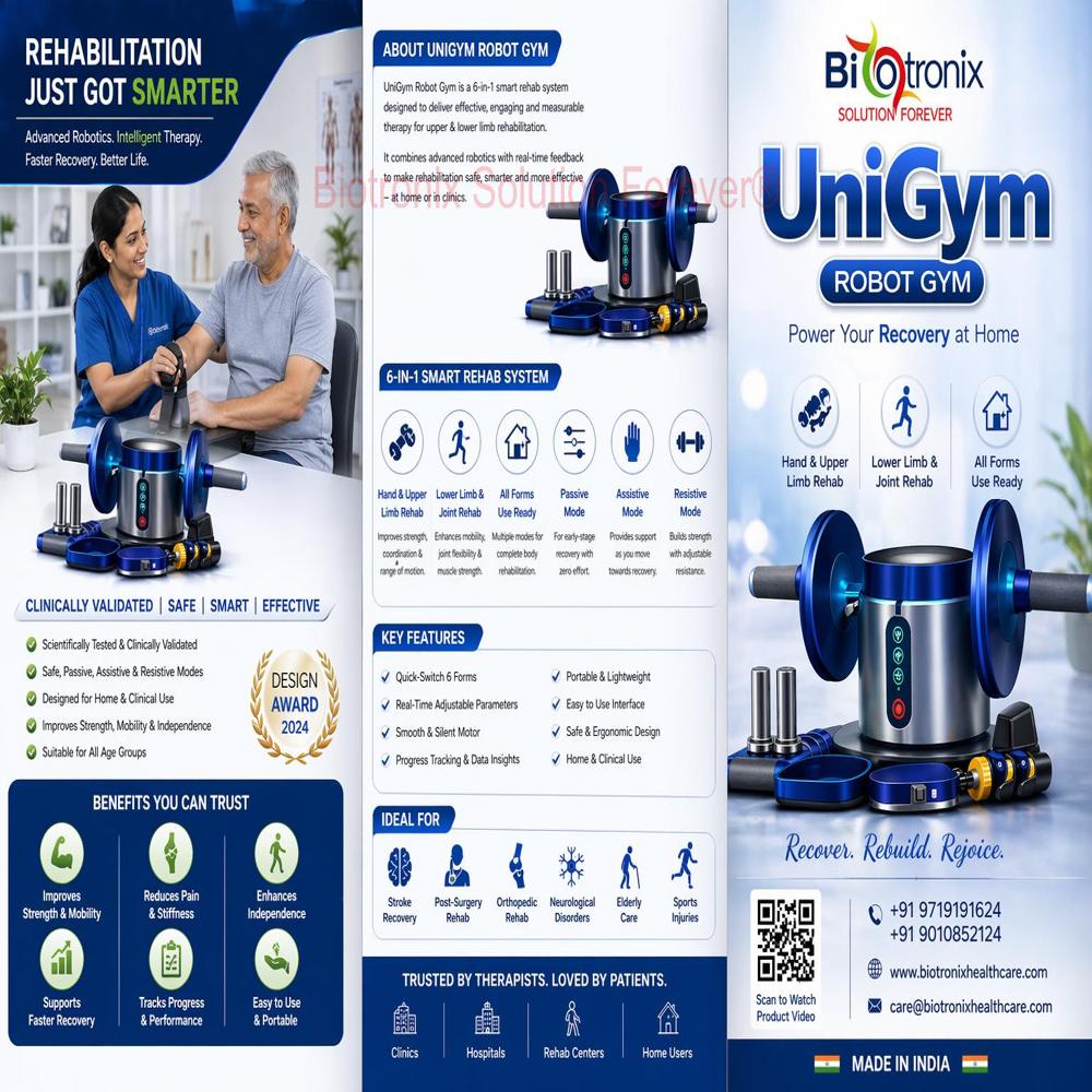 UniGym Multifunction Rehabilitation Robot for Arm & Leg Exercise