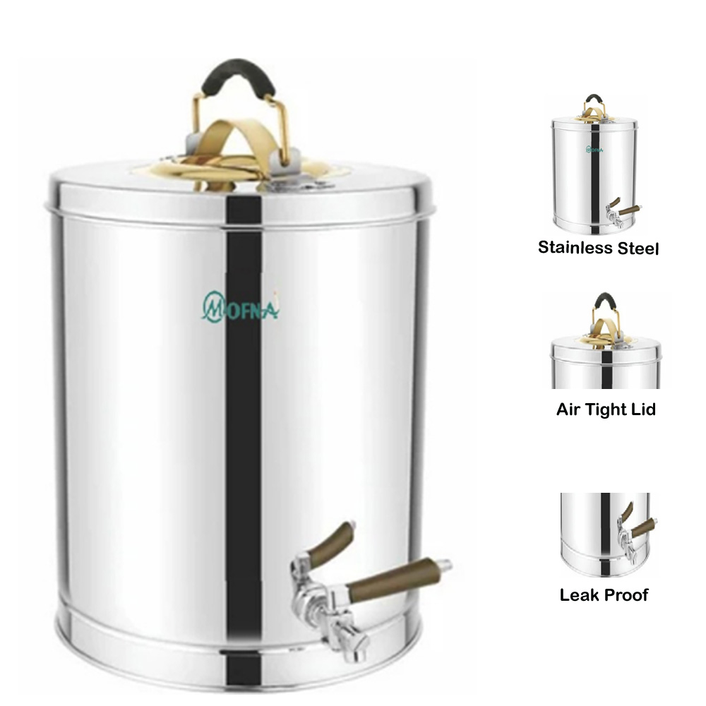 Mofna Stainless Steel Tea Container 10 Liter