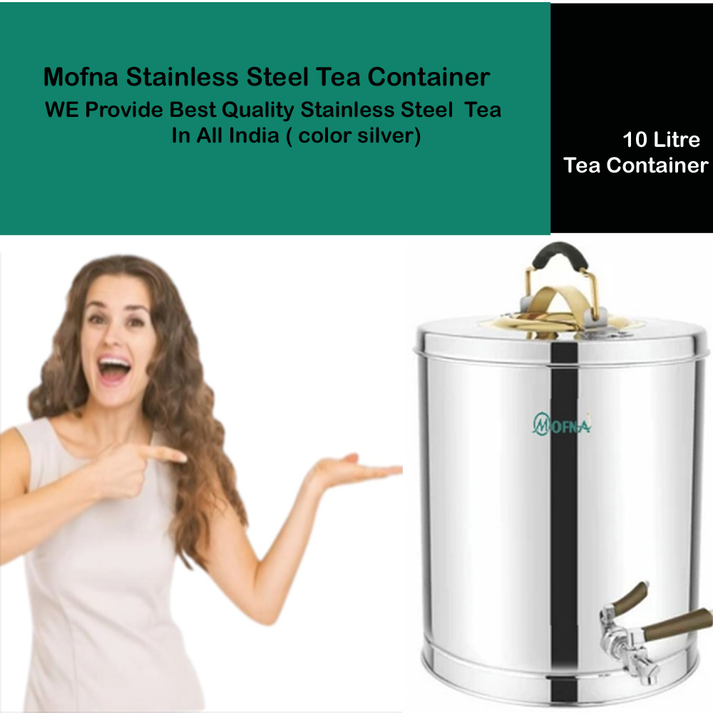 Mofna Stainless Steel Tea Container 10 Liter