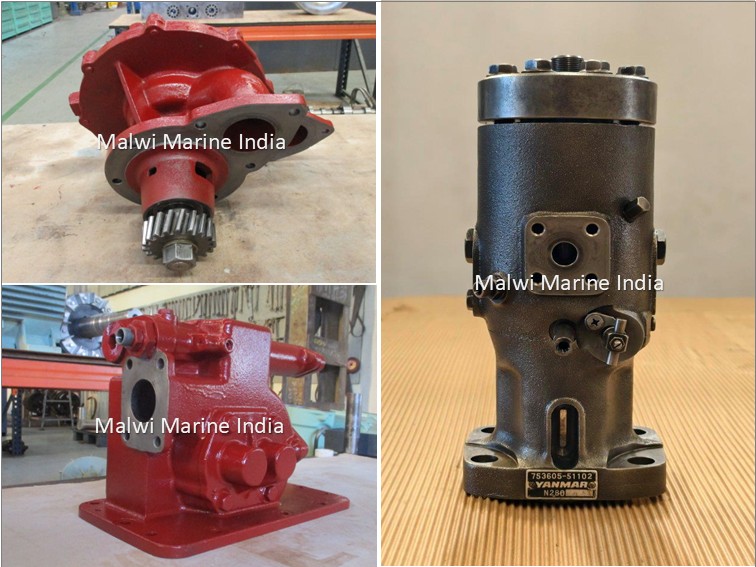 YANMAR - 8N21L - 6N21AL - 6N18L - 6N18AL - FUEL - WATER - OIL - PUMP