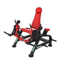Wg Pc130 Iso-lateral Leg Extension - Q235 Steel, 1350x1250x1600mm, Black Seat | Ergonomic Design, Precision Pivot Bearings, Anti-slip Foot Plate