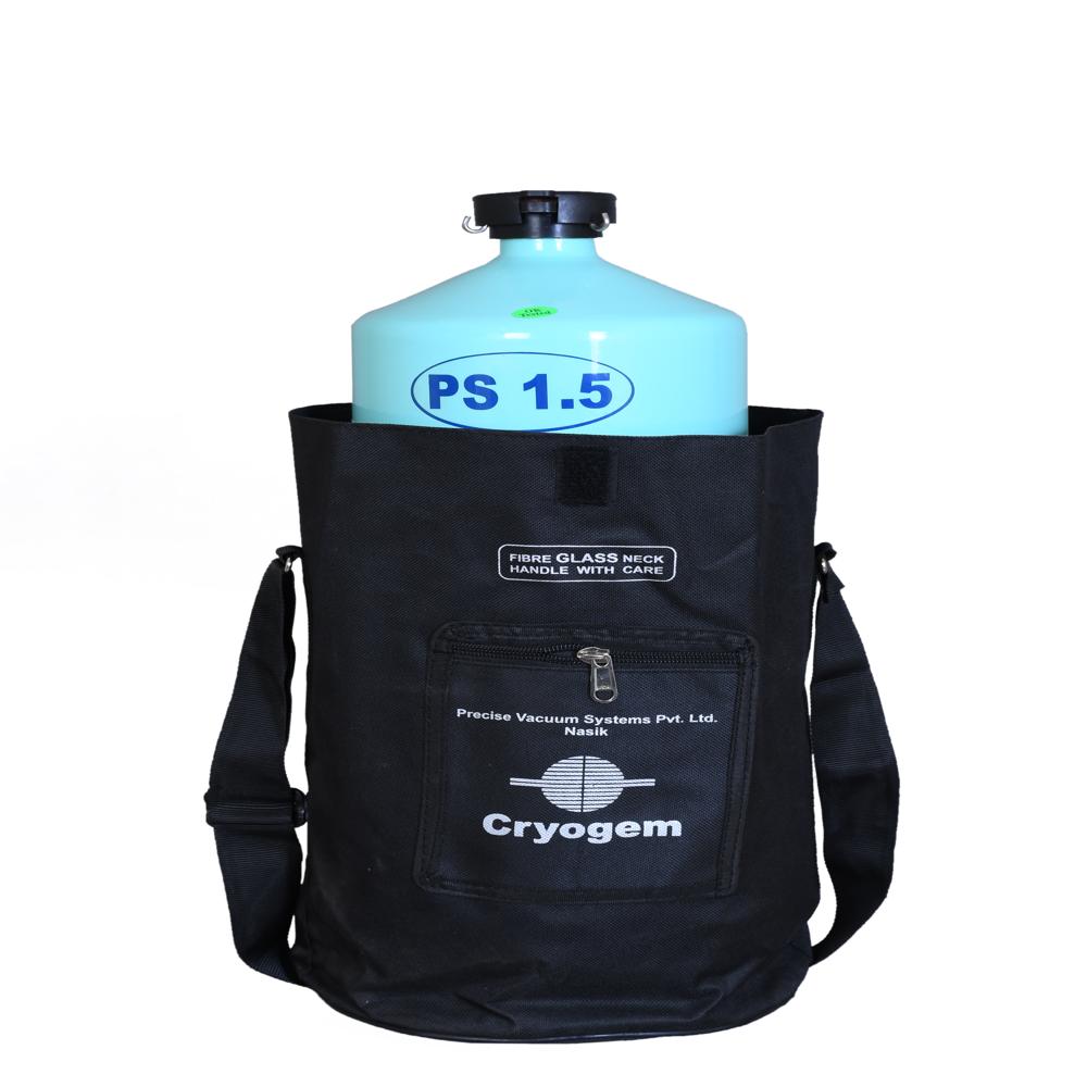 Precise (PS-1.5) Liquid Nitrogen Container, Lightweight Cryogenic Dewar with Good Holding Time
