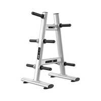 Wg30 041 Plate Tree - Steel Frame 60x73x110 Cm, 6 Pegs, 250 Kg Capacity, Powder Coated, Non-slip Base