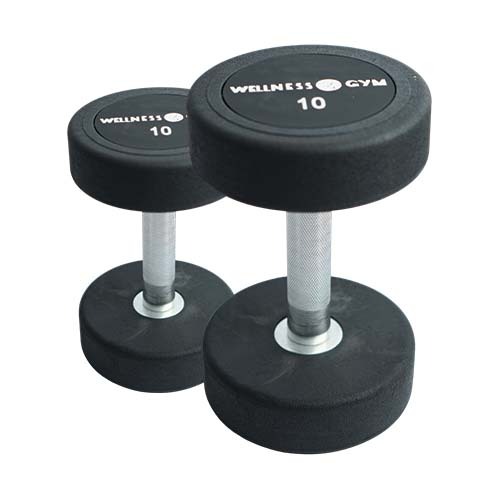 rubberised dumbell