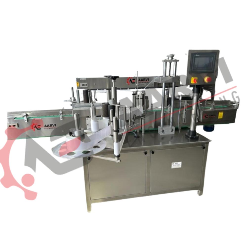 60 BPM Automatic Double Side Sticker Labeling Machine