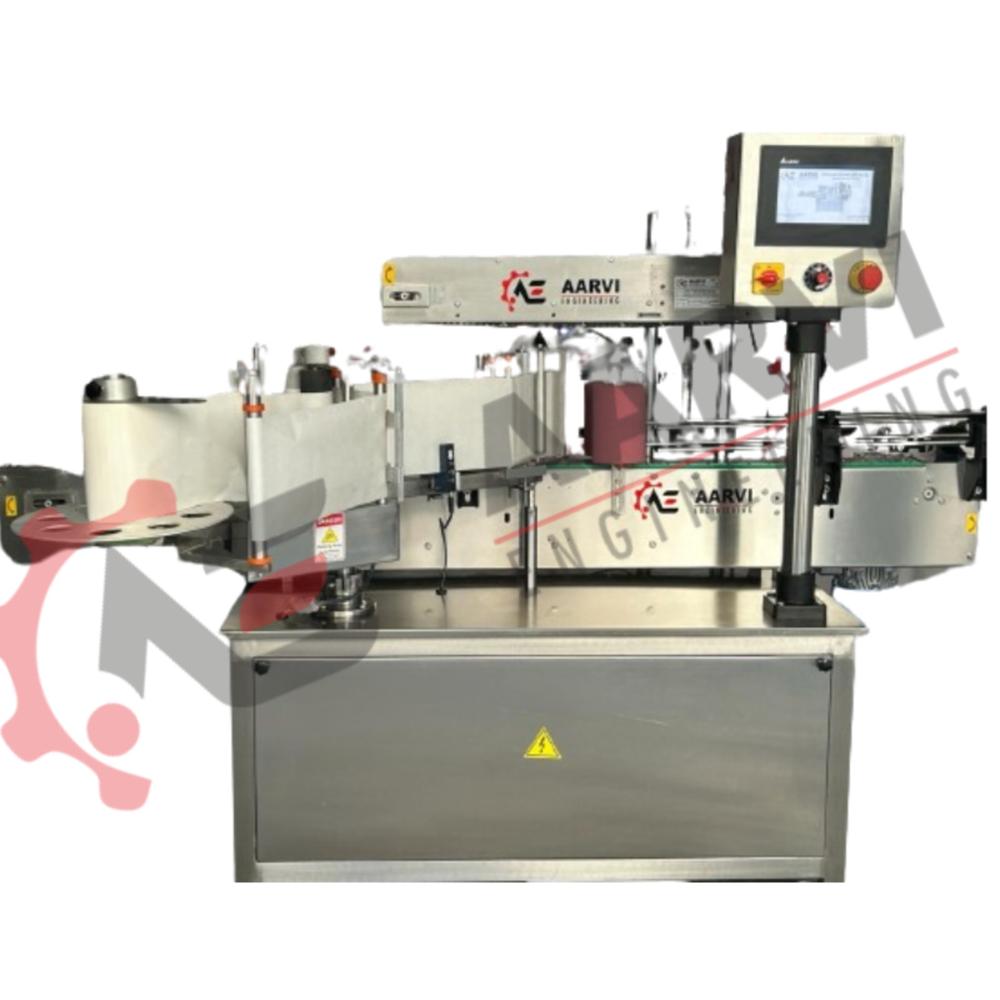 50 Bpm Automatic Double Side Sticker Labeling Machine
