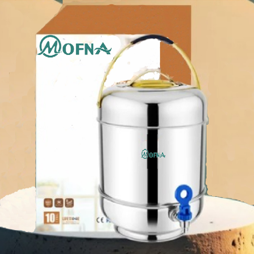 Mofna Stainless Steel Water Pot, 25 Liter