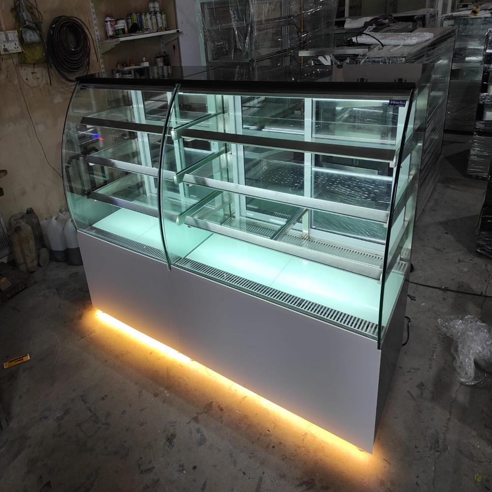 Curved Glass Sweet Display Counter