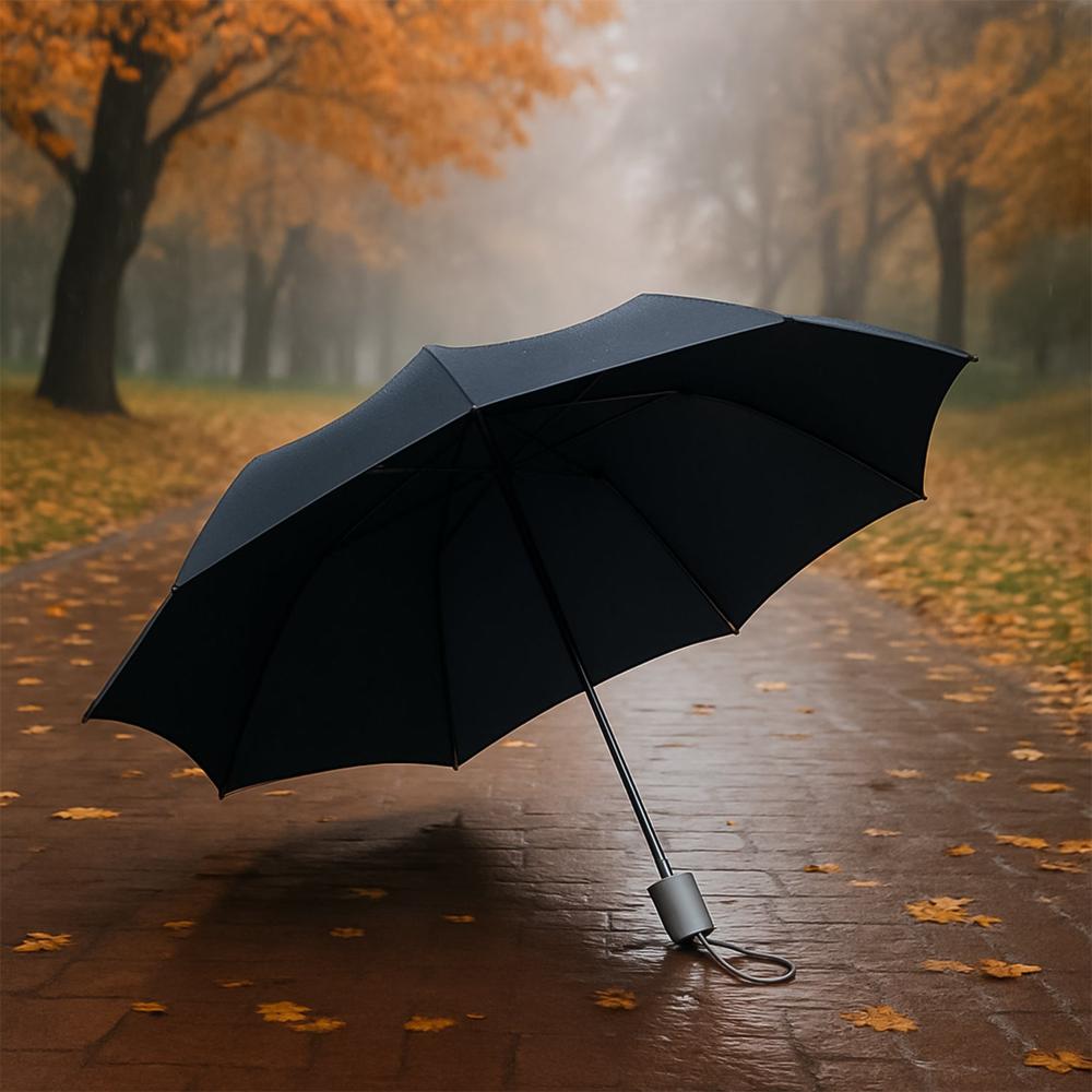 Premium Quality Compact Foldable Umbrella (1 Pc) - Color: Mix