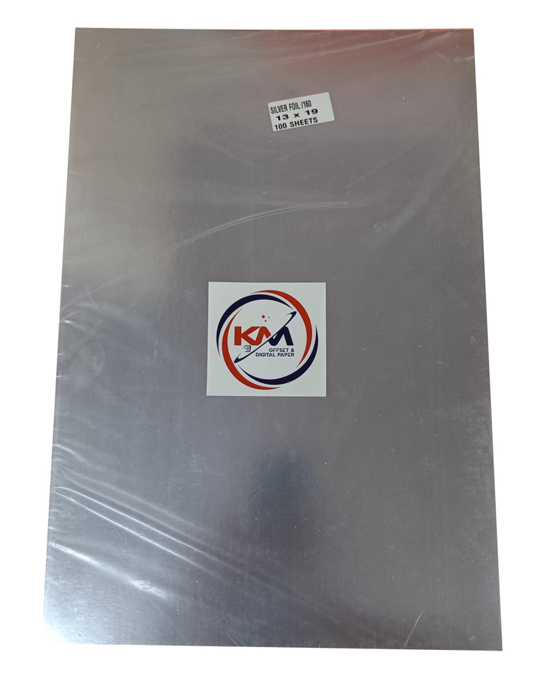 13x19 Silver Foil Sheets