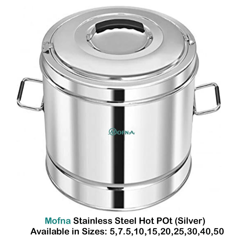 Mofna Stainless Steel Hot Pot 5 Liter
