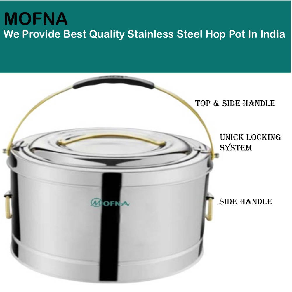 Mofna Stainless Steel Hot Pot, 30 Liter