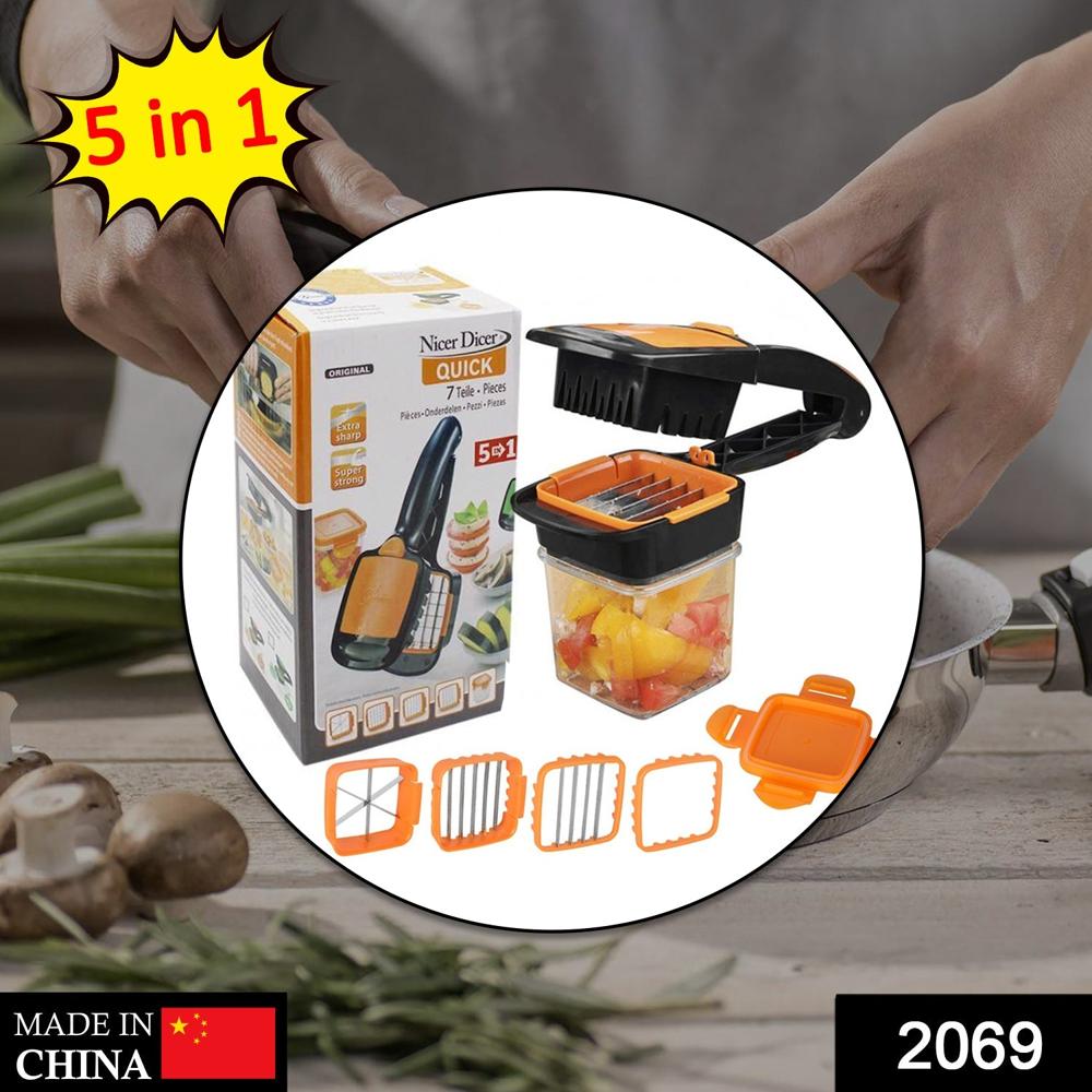5 In 1 Nicer Dicer Used For Cutting - Color: Mix