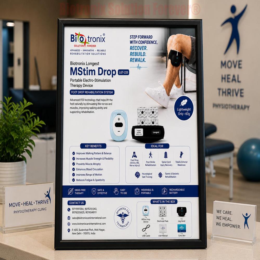 Advanced FES Foot Drop Rehabilitation Device for Stroke Patients
