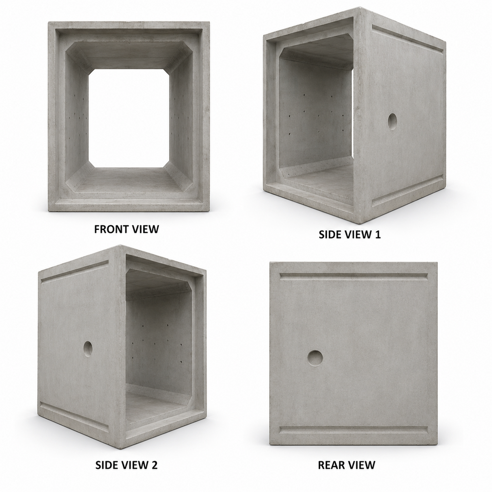 Concrete Precast Box Culvert - Diameter: Not Applicable (Rectangular Profile)