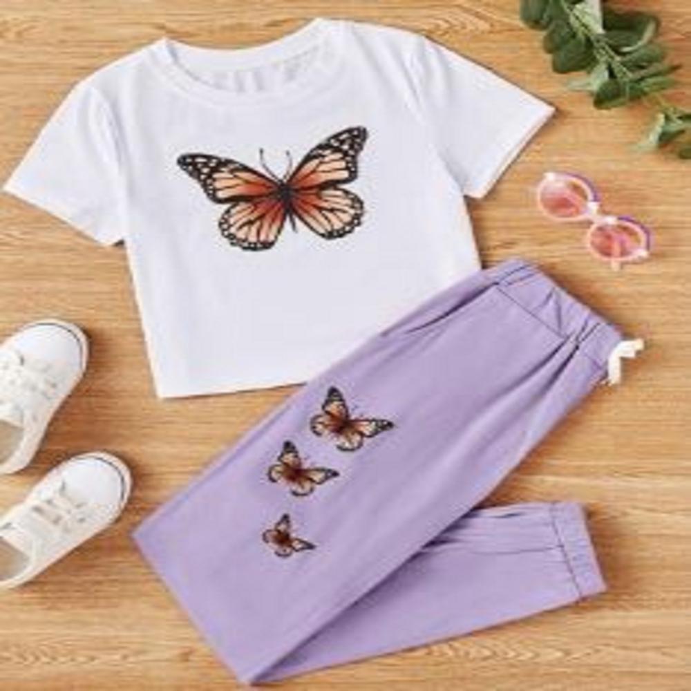 Half Sleeve Printed T Shirt And Jogger Set - Age Group: 1 To 15 Years