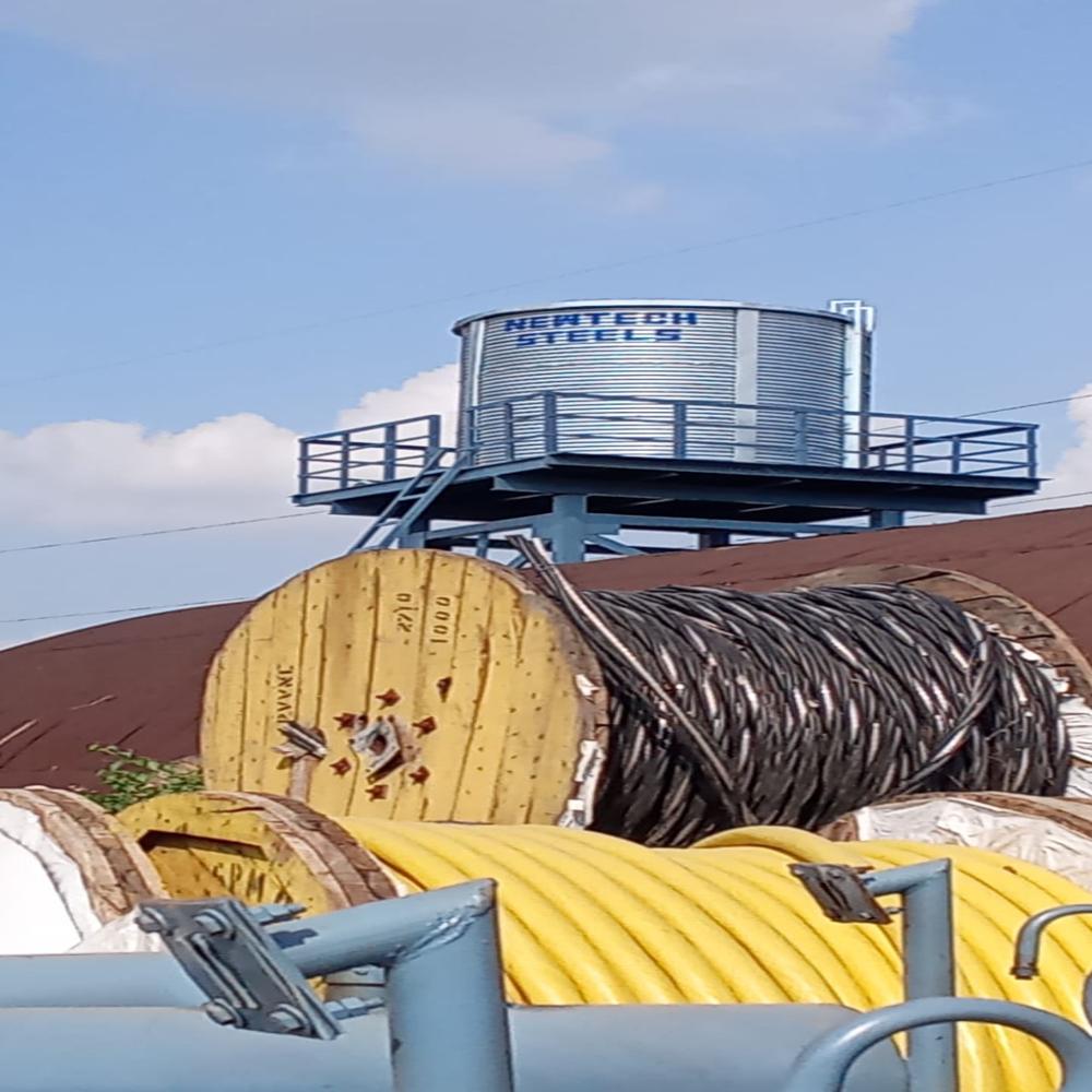 Overhead Zinc Aluminium Tank
