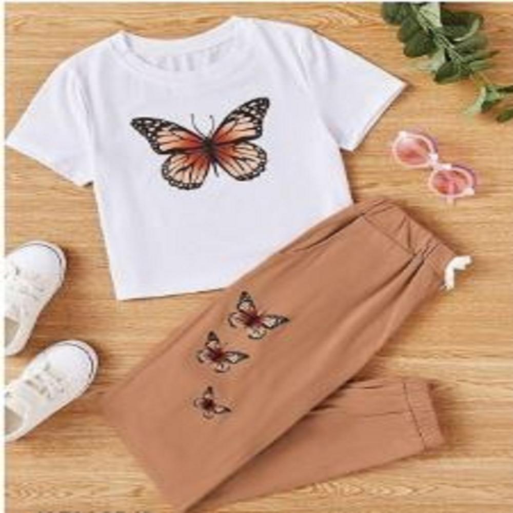 Half Sleeve printed t shirt and jogger set