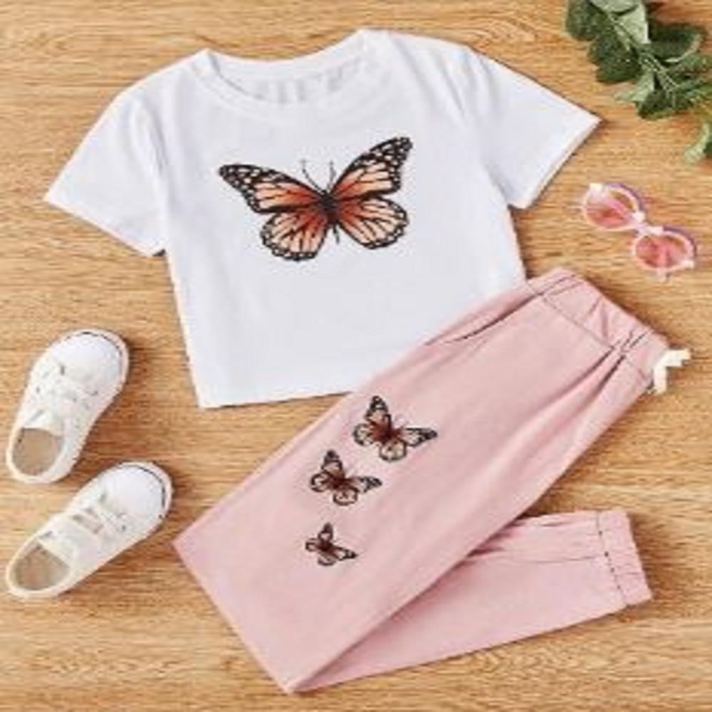Half Sleeve printed t shirt and jogger set