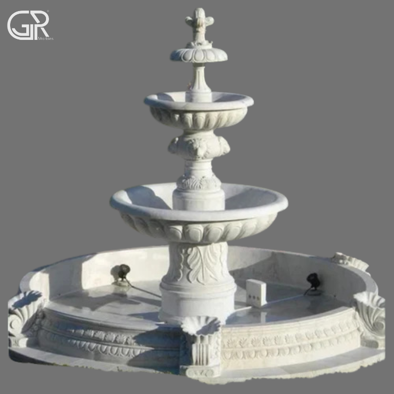Garden Marble 3 Tier Fountains