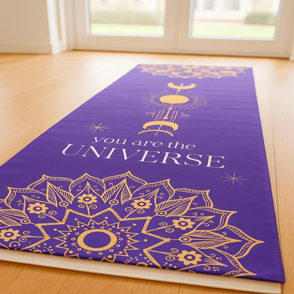 Printed yoga mats