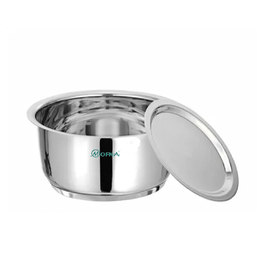 Mofna Stainless Steel Patila, 10 Liter