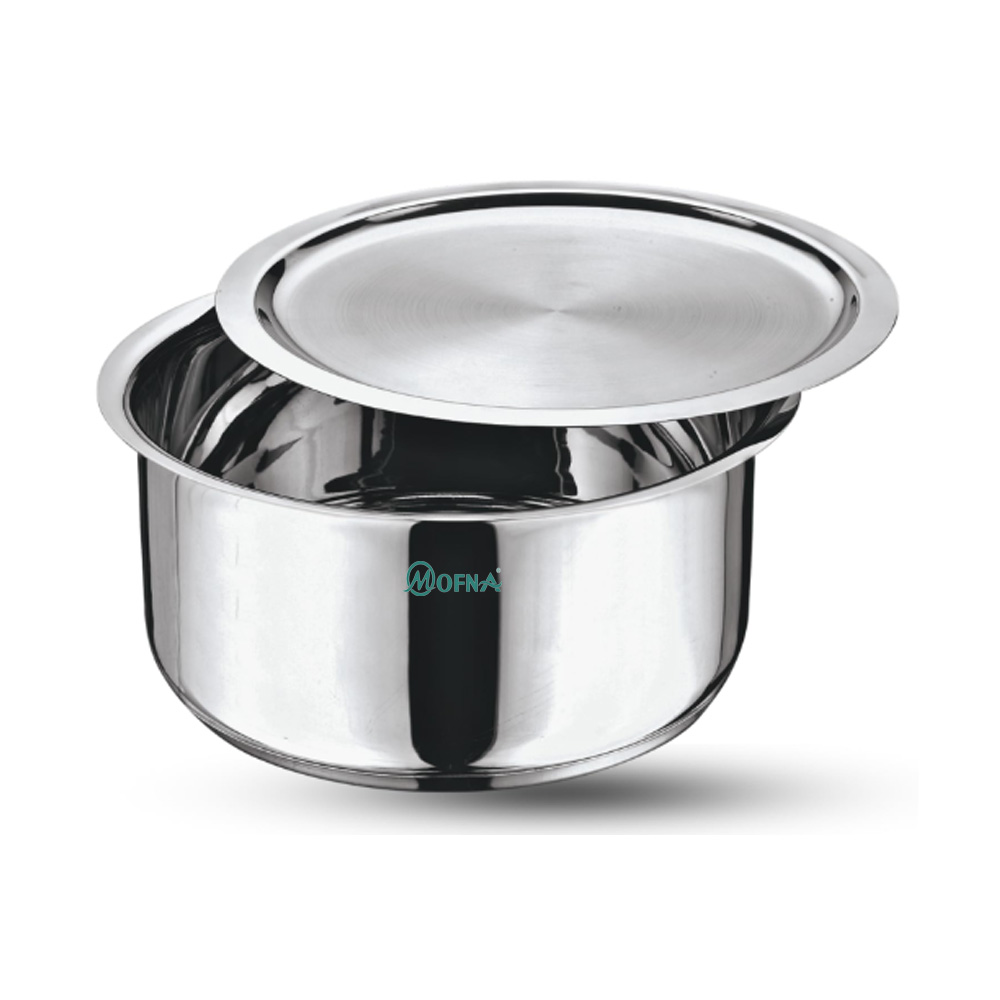 Mofna Stainless Steel Patila, 10 Liter