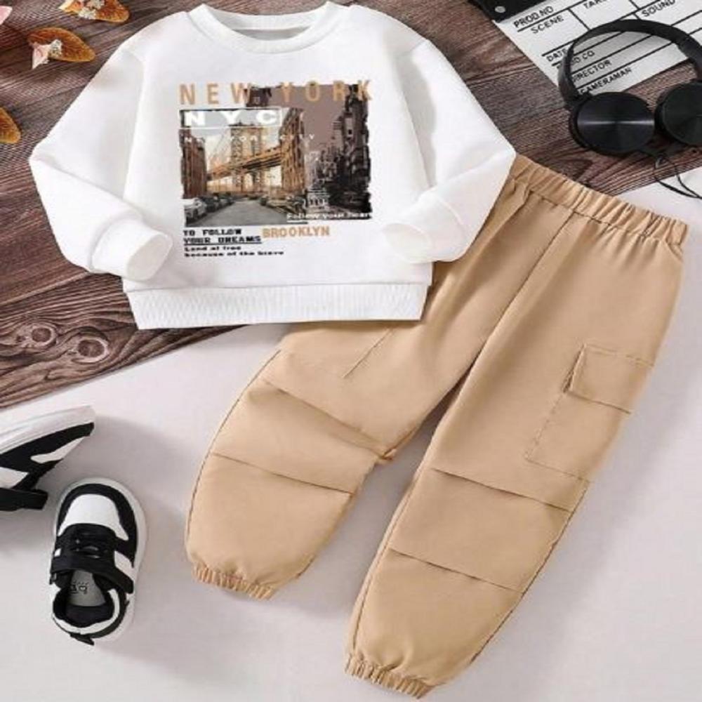 Full Sleeve T shirt And Track Pant Set