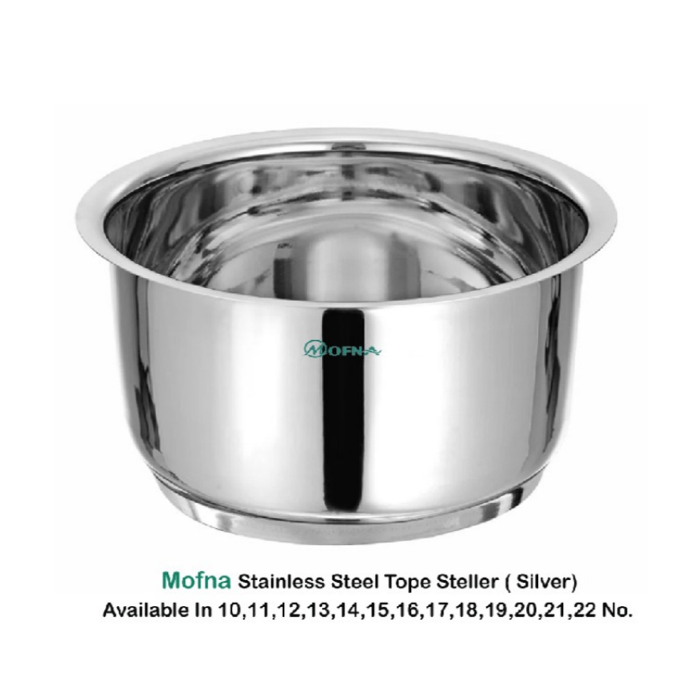 Mofna Stainless Steel Patila, 5 Liter