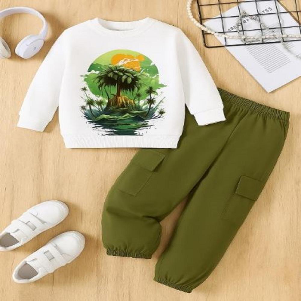 Full Sleeve T Shirt And Track Pant Set