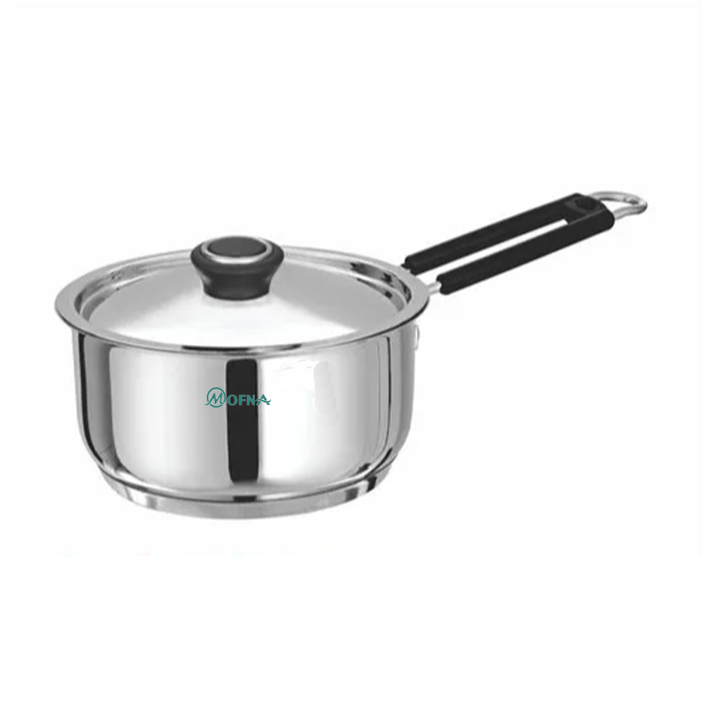 Mofna Staleness Steel  Sauce Pan, 3 Liter