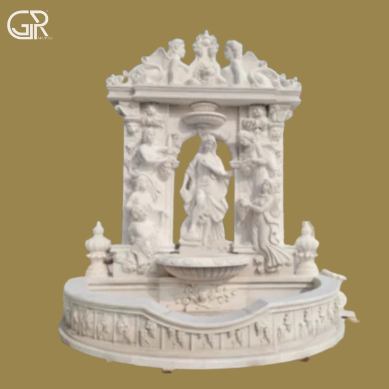 Marble Wall Water Fountain, 10ft