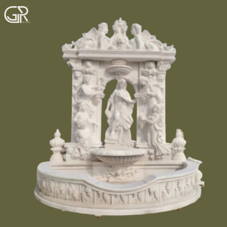 Marble Wall Water Fountain, 10ft