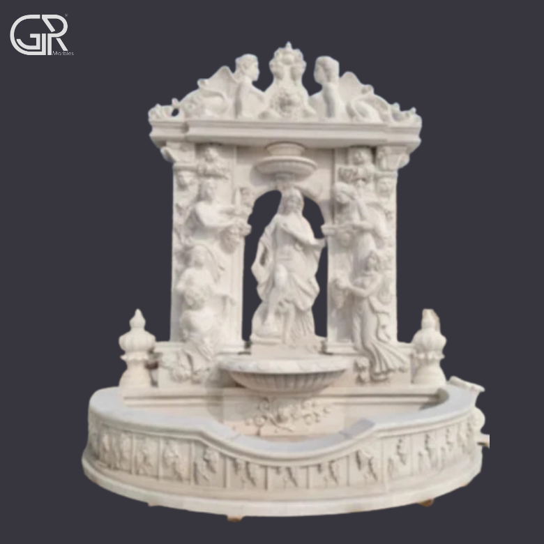 Marble Wall Water Fountain, 10ft