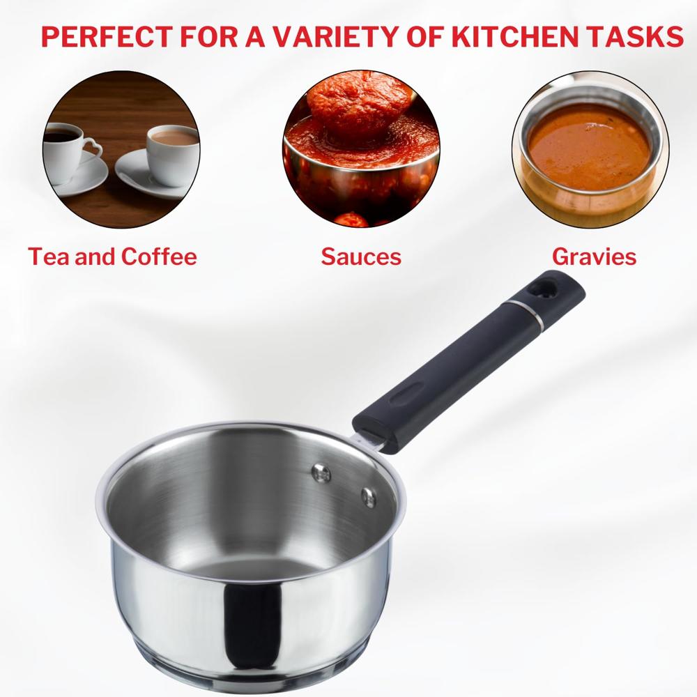 Mofna Stainless Steel Sauce Pan, 2.5 Liter