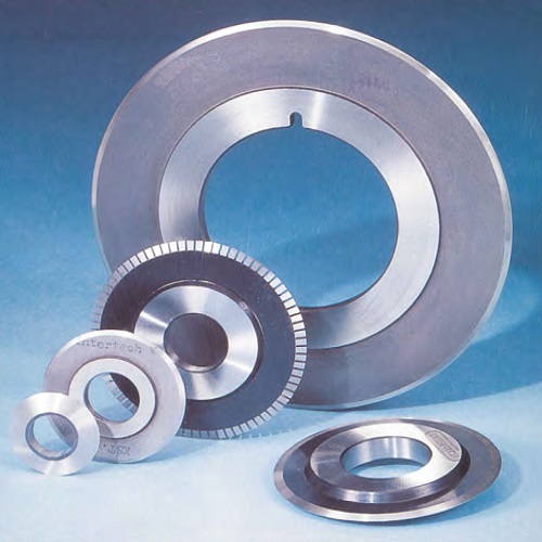 Circular Slitting Knives - High Speed Steel Material, 8 Inch Size, Silver Color | Ideal For Paper Slitting Applications