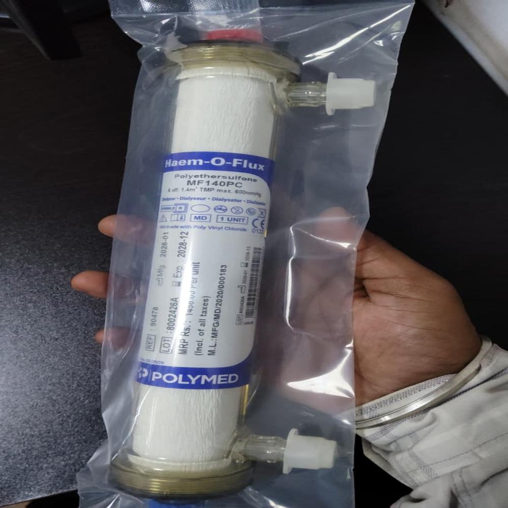 Polymed Haem-O-Flux Polyethersulfone MF140PC Dialyzer