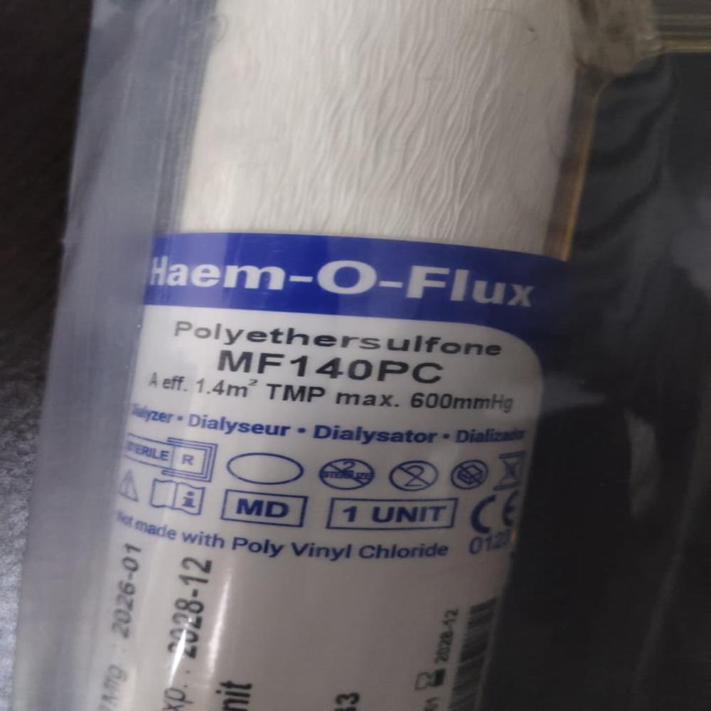 Polymed Haem-O-Flux Polyethersulfone MF140PC Dialyzer