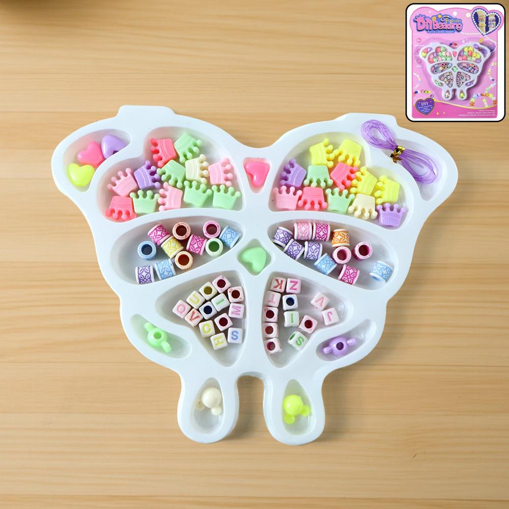 Diy Fashion Beading Jewellery Making Kit (1 Set) - Color: Mix