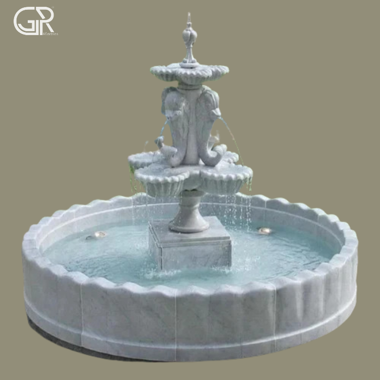Marble 3 Stylish Tier Water Fountain